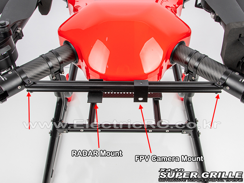[���ܼ�] X4-10S-PG-45T [SHR] X4-10S/EDU Super Grille - 40�� FPV/RADAR Holder Bar Assy